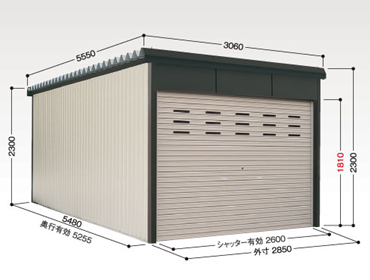 札幌でおしゃれで最新型の車庫 ガレージ をご提案